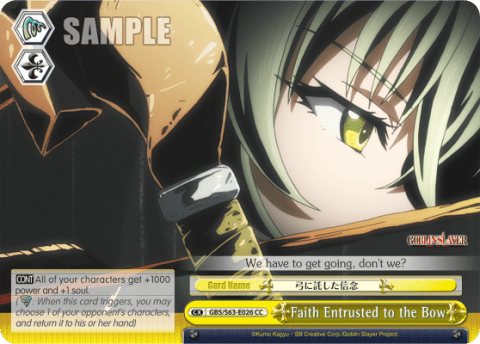 Faith Entrusted to the Bow (GBS/S63-E026) — Goblin Slayer