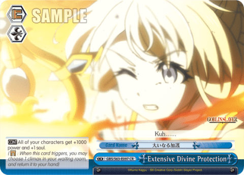 Extensive Divine Protection (GBS/S63-E097) — Goblin Slayer
