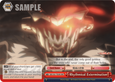 Rhythmical Extermination (GBS/S63-TE09R) — [TD] Goblin Slayer