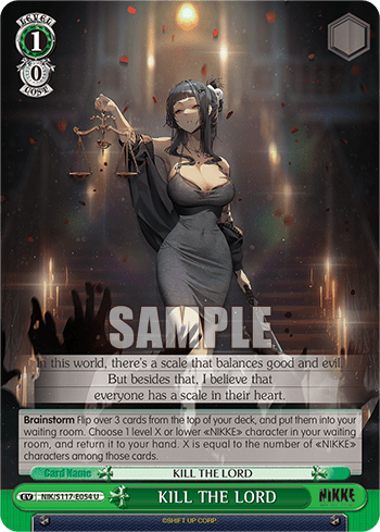 KILL THE LORD (NIK/S117-E054) — Booster Pack GODDESS OF VICTORY: NIKKE