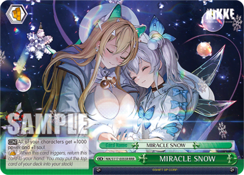 MIRACLE SNOW (NIK/S117-E055R) — Booster Pack GODDESS OF VICTORY: NIKKE