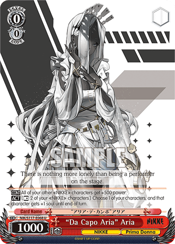 “Da Capo Aria” Aria (NIK/S117-E068) — Booster Pack GODDESS OF VICTORY: NIKKE