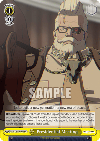 Presidential Meeting (GGST/SX06-022) — Guilty Gear -Strive-
