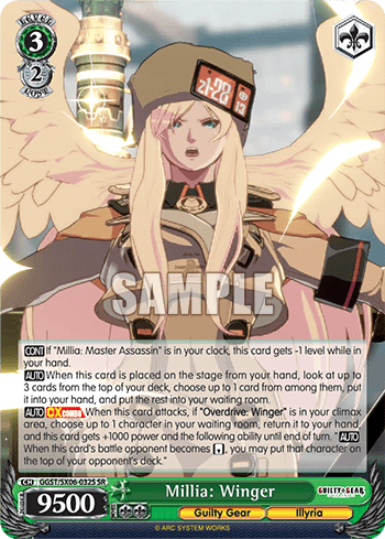 Millia: Winger (Holo) (GGST/SX06-032S) — Guilty Gear -Strive-