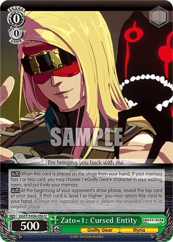 Zato=1: Cursed Entity (GGST/SX06-036) — Guilty Gear -Strive-