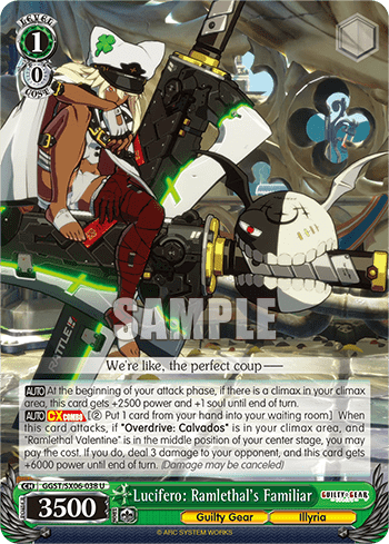 Lucifero: Ramlethal's Familiar (GGST/SX06-038) — Guilty Gear -Strive-