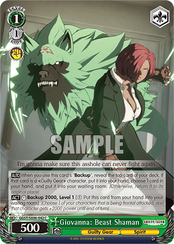 Giovanna: Beast Shaman (GGST/SX06-042) — Guilty Gear -Strive-