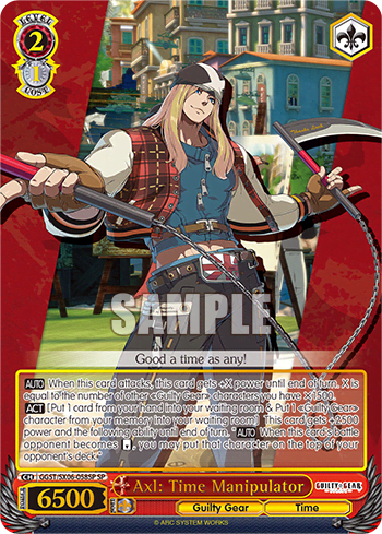 Axl: Time Manipulator (GGST/SX06-058SP) — Guilty Gear -Strive-