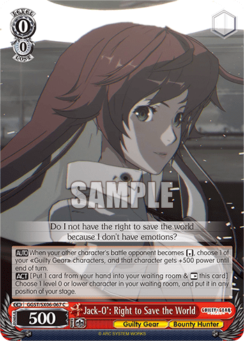 Jack-O': Right to Save the World (GGST/SX06-067) — Guilty Gear -Strive-