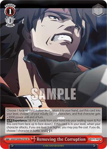 Removing the Corruption (Holo) (GGST/SX06-076S) — Guilty Gear -Strive-
