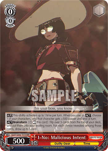 I-No: Malicious Intent (GGST/SX06-T01R) — [TD] Guilty Gear -Strive-