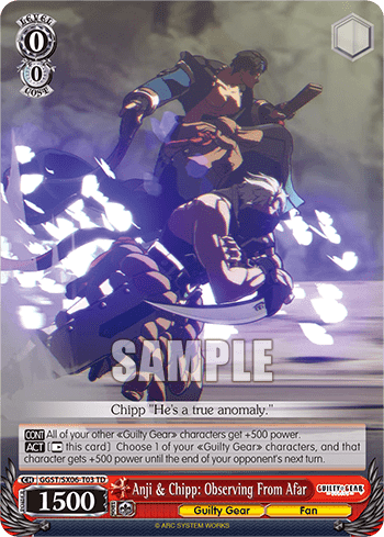 Anji & Chipp: Observing From Afar (GGST/SX06-T03) — [TD] Guilty Gear -Strive-