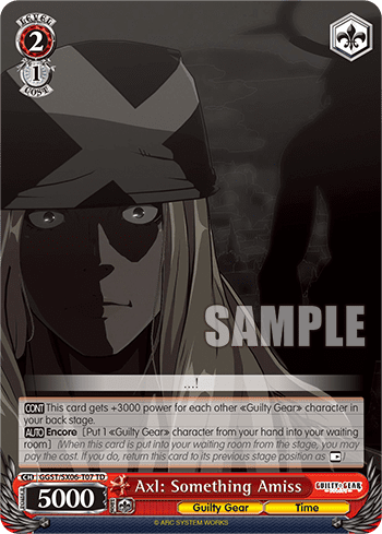Axl: Something Amiss (GGST/SX06-T07) — [TD] Guilty Gear -Strive-