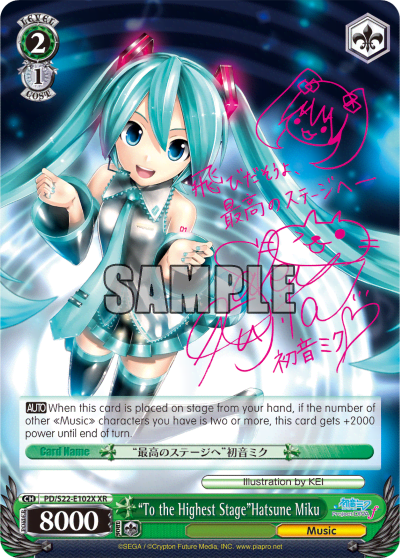 "To the Highest Stage"Hatsune Miku (PD/S22-E102X) — [TD] Hatsune Miku -Project DIVA- ƒ