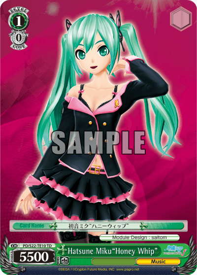 Hatsune Miku"Honey Whip" (PD/S22-TE10) — [TD] Hatsune Miku -Project DIVA- ƒ