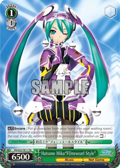 Hatsune Miku"FOnewearl Style" (PD/S22-TE11) — [TD] Hatsune Miku -Project DIVA- ƒ