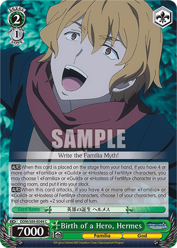 Birth of a Hero, Hermes (DDM/S88-E044) — Is It Wrong to Try to Pick Up Girls in a Dungeon?