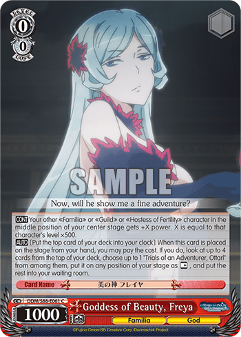 Goddess of Beauty, Freya (DDM/S88-E061) — Is It Wrong to Try to Pick Up Girls in a Dungeon?