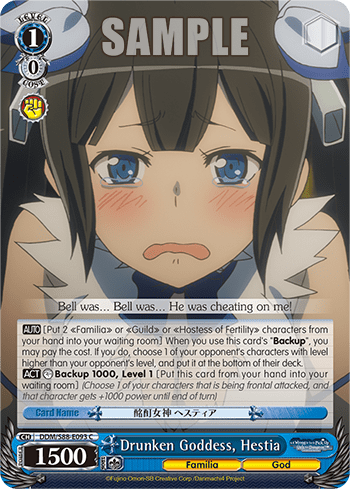 Drunken Goddess, Hestia (DDM/S88-E093) — Is It Wrong to Try to Pick Up Girls in a Dungeon?
