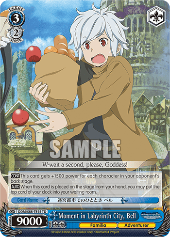 Moment in Labyrinth City, Bell (DDM/S88-TE15) — [TD] Is It Wrong to Try to Pick Up Girls in a Dungeon?