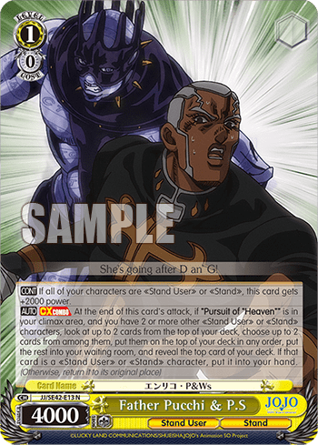 Father Pucchi & P.S (JJ/SE42-E13) — [EX] JoJo’s Bizarre Adventure: Stone Ocean