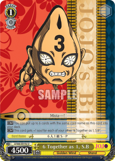 6 Together as 1, S.B (JJ/S66-E014c) — JoJo's Bizarre Adventure: Golden Wind