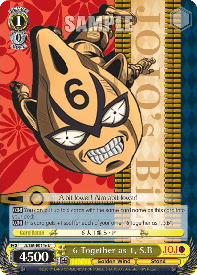 6 Together as 1, S.B (JJ/S66-E014e) — JoJo's Bizarre Adventure: Golden Wind