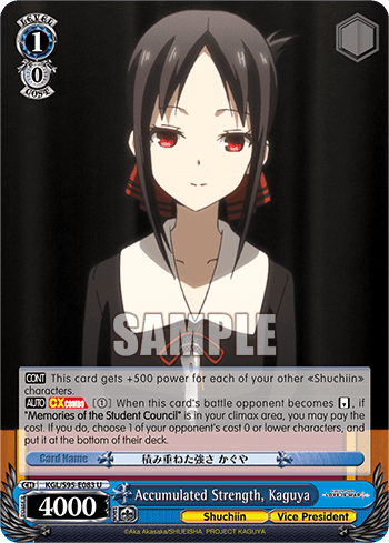 Accumulated Strength, Kaguya (KGL/S95-E083) — Kaguya-sama: Love Is War?