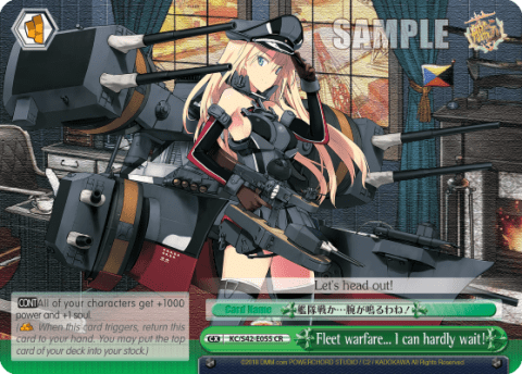Fleet warfare… I can hardly wait! (KC/S42-E055) — KanColle : Arrival! Reinforcement Fleets from Europe!