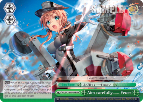 Aim carefully…… Feuer! (KC/S42-E056R) — KanColle : Arrival! Reinforcement Fleets from Europe!