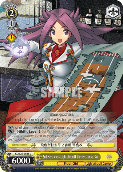 2nd Hiyo-class Light Aircraft Carrier, Junyo-Kai (KC/S25-E028) — Kancolle