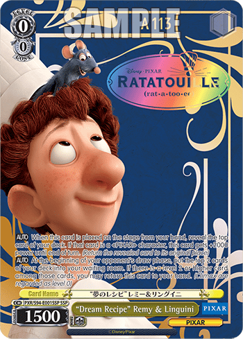 "Dream Recipe" Remy & Linguini (PXR/S94-E001SSP) — Booster Pack PIXAR CHARACTERS