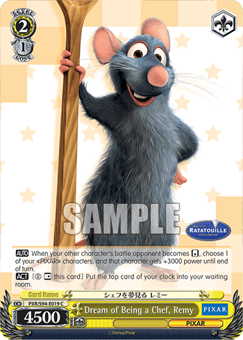 Dream of Being a Chef, Remy (PXR/S94-E019) — Booster Pack PIXAR CHARACTERS
