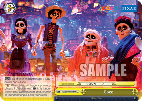 Coco (PXR/S94-E027) — Booster Pack PIXAR CHARACTERS
