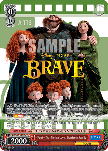 Family That Merida Loves, DunBroch Family (PXR/S94-E052SP) — Booster Pack PIXAR CHARACTERS