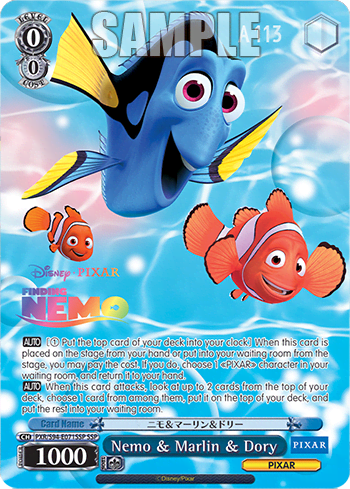 Nemo & Marlin & Dory (PXR/S94-E071SSP) — Booster Pack PIXAR CHARACTERS