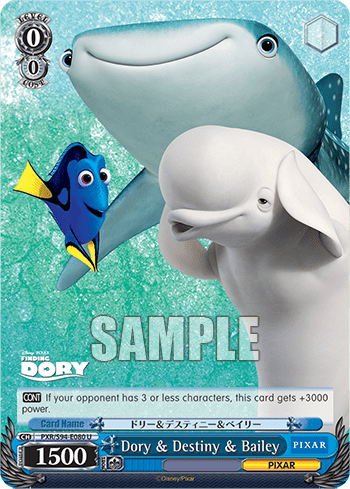 Dory & Destiny & Bailey (PXR/S94-E080) — Booster Pack PIXAR CHARACTERS