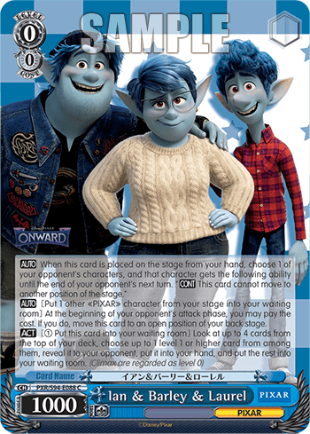 Ian & Barley & Laurel (PXR/S94-E088) — Booster Pack PIXAR CHARACTERS