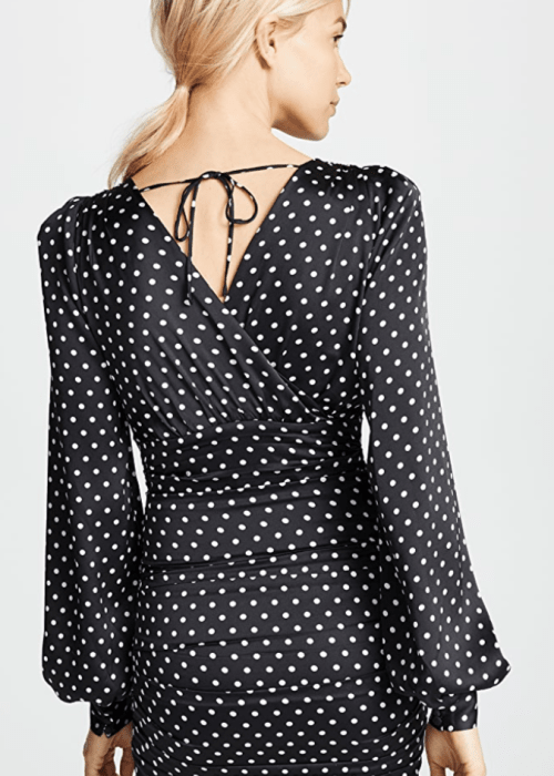 ronny kobo polka dot dress