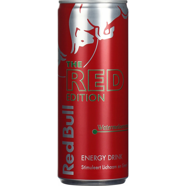 Red Bull Watermelon Summer Editie blikjes 25cl tray 12 stuks