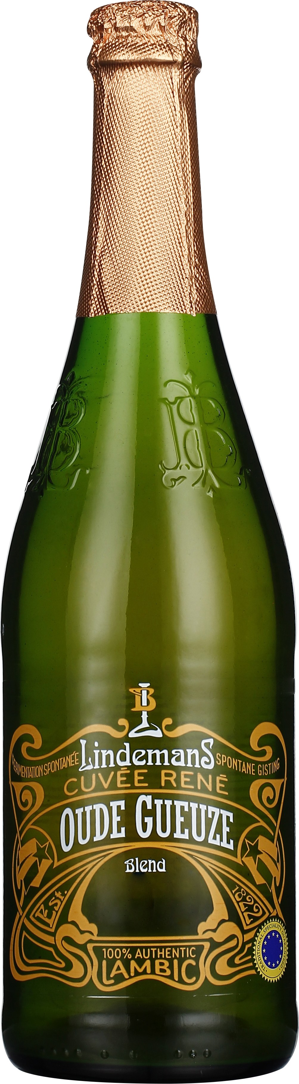 Drankdozijn Lindemans Oude Geuze Cuveé René 75CL aanbieding