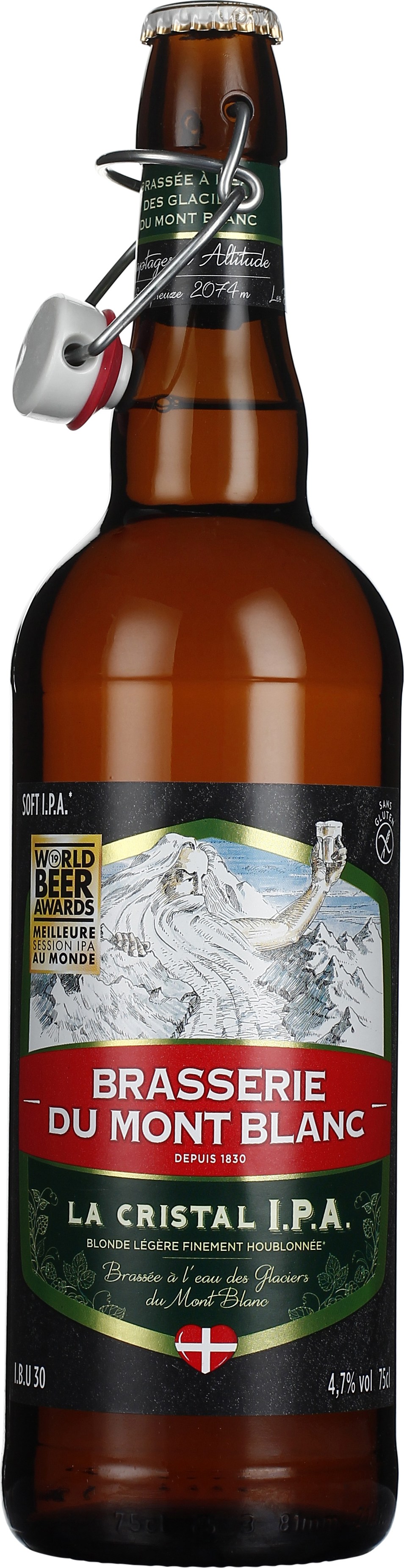 Drankdozijn Du Mont Blanc La Cristal IPA 75CL aanbieding