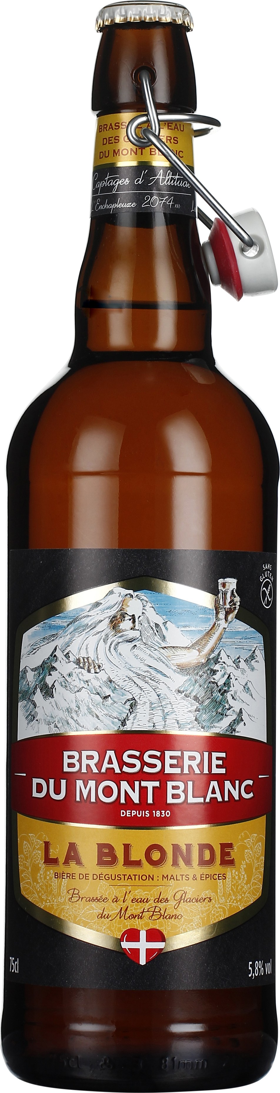 Drankdozijn Du Mont Blanc La Blonde 75CL aanbieding