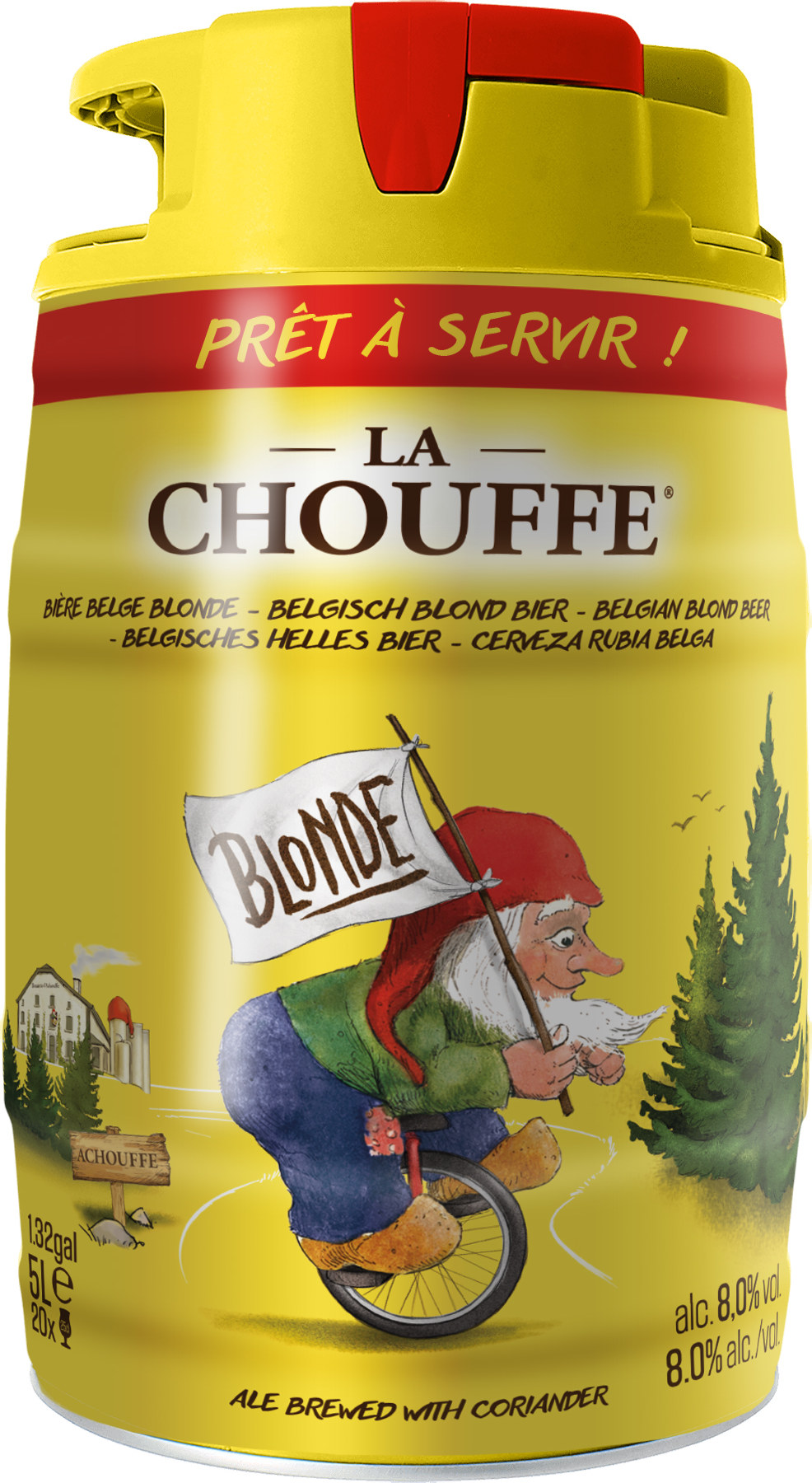 Drankdozijn La Chouffe Tapvat 5LTR aanbieding