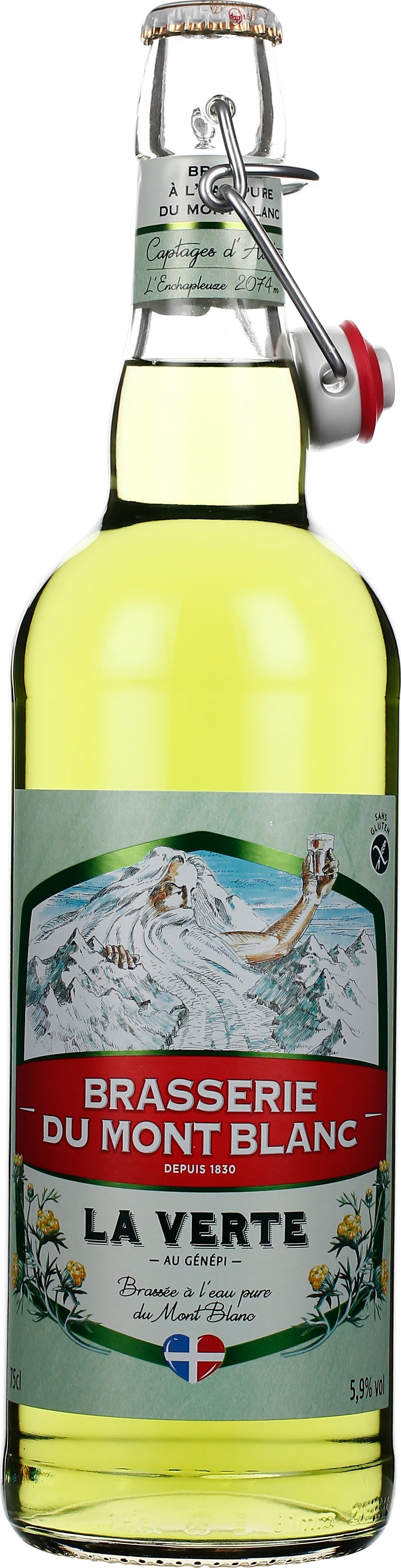 Drankdozijn Du Mont Blanc La Verte 75CL aanbieding