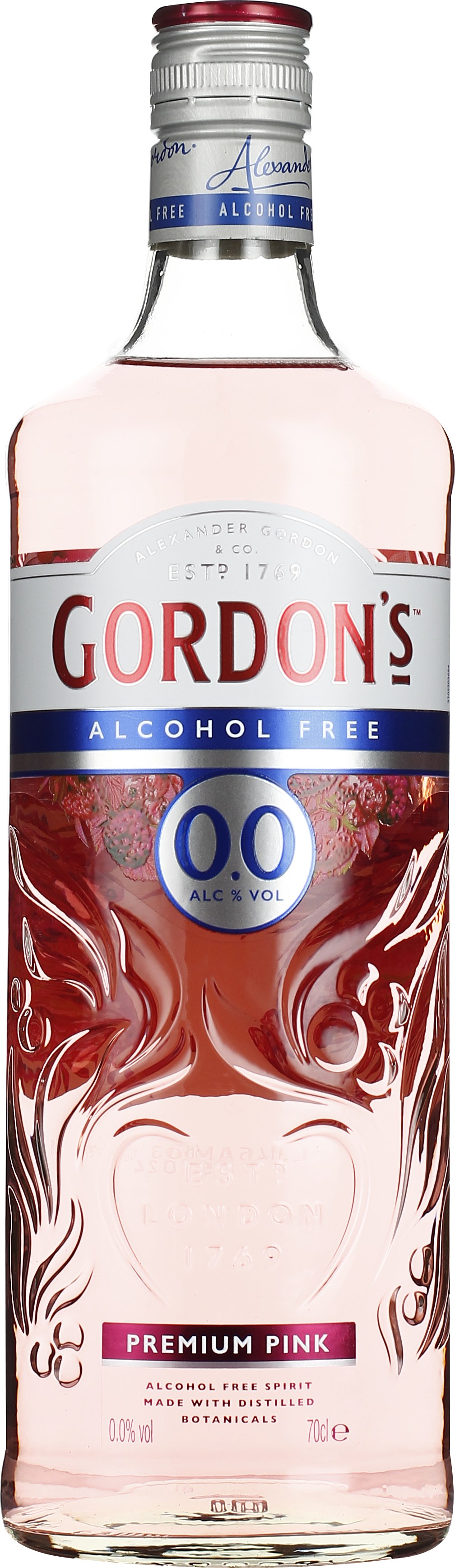 Drankdozijn Gordon's Pink 0.0% 70CL aanbieding