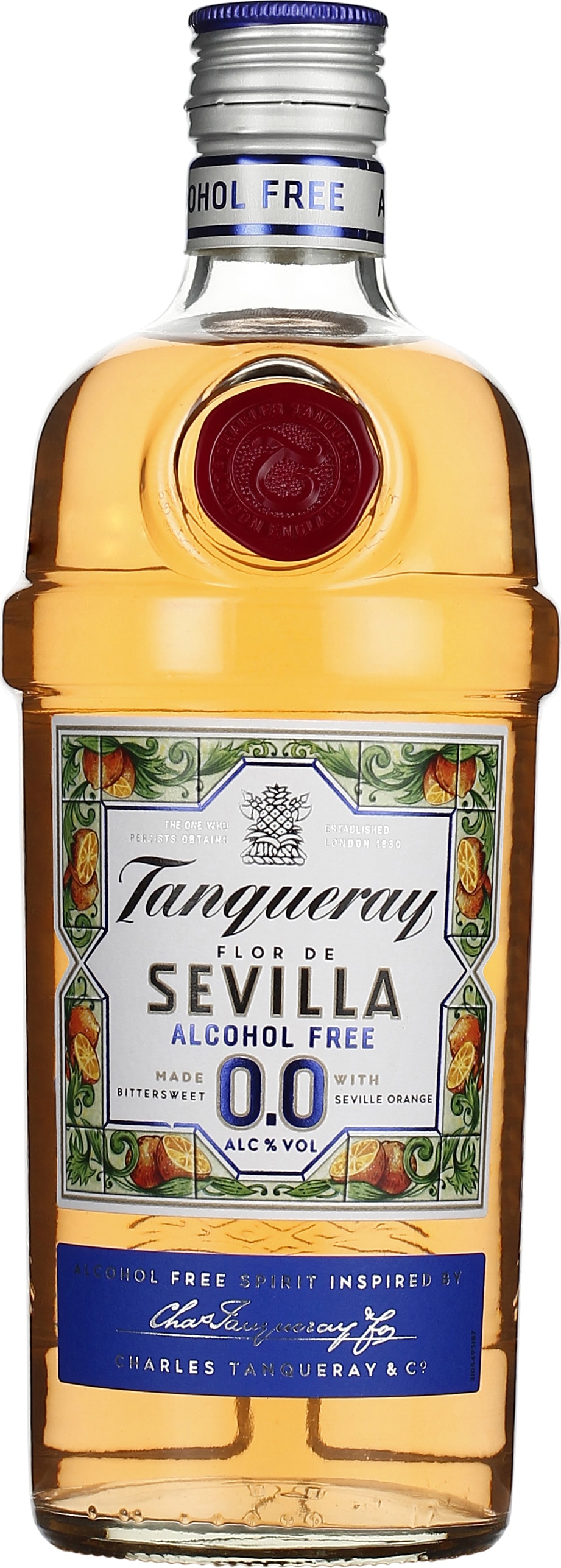Drankdozijn Tanqueray Flor de Sevilla 0.0% Alcohol Free Spirit 70CL aanbieding