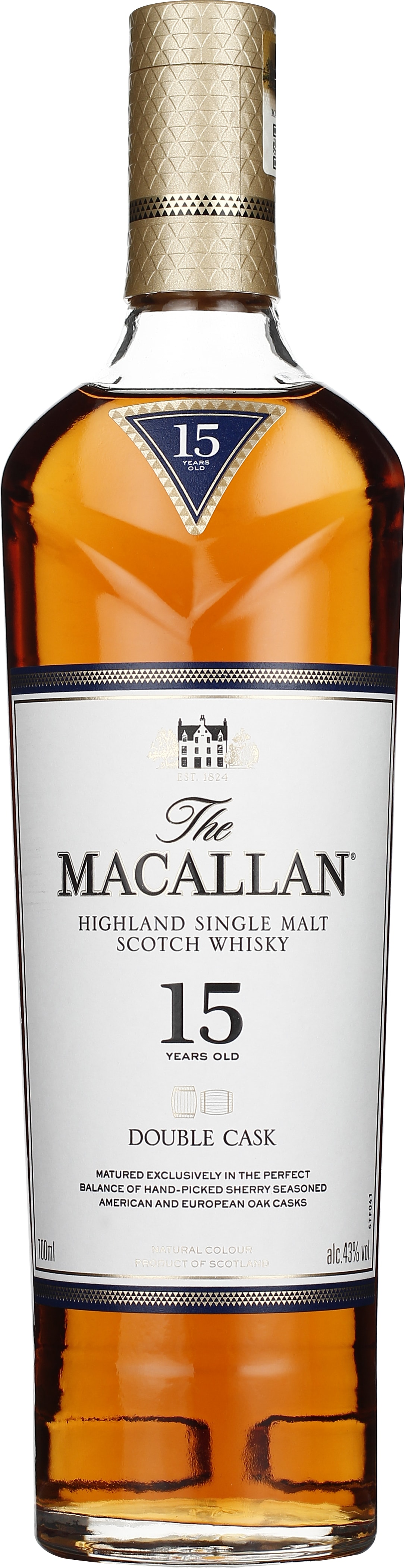 Drankdozijn The Macallan 15 years Double Cask 70CL aanbieding