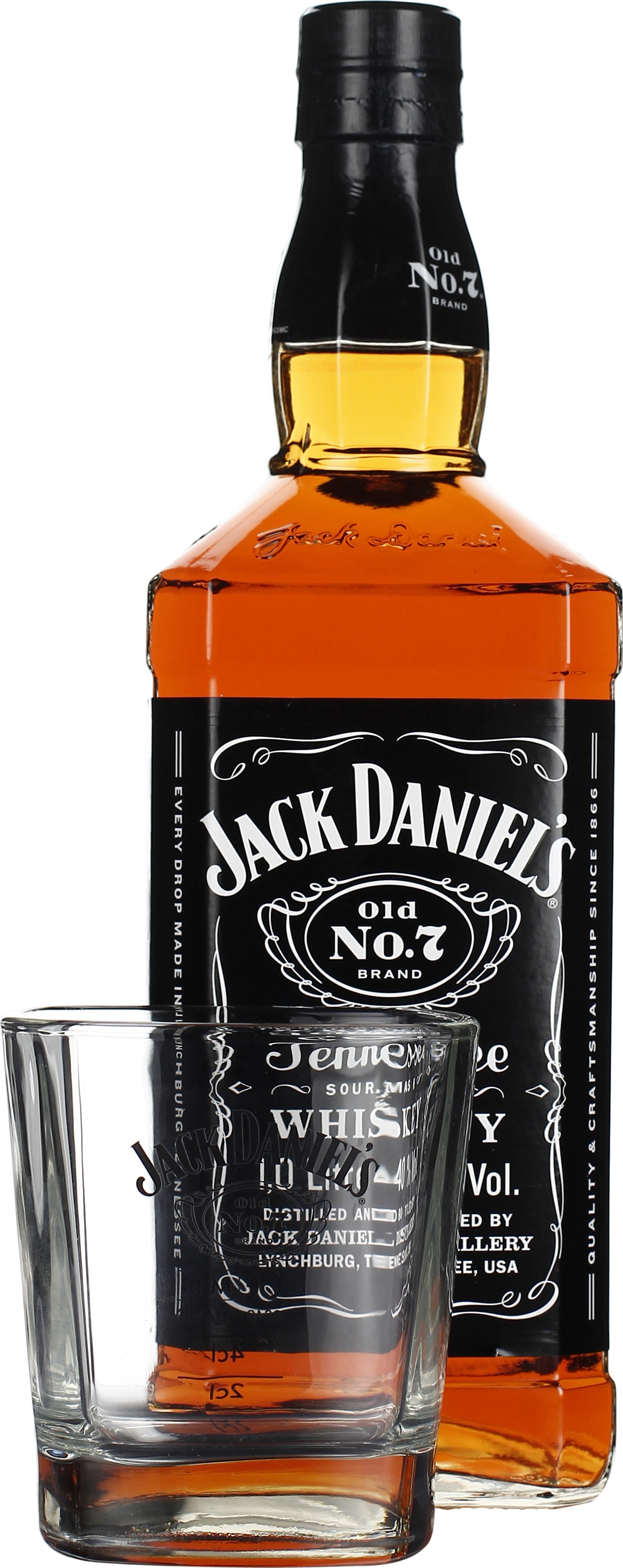 Drankdozijn Jack Daniels Giftset 1LTR aanbieding