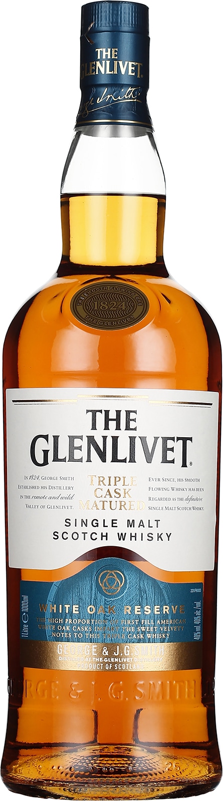 Drankdozijn The Glenlivet White Oak Reserve Triple Cask Series 1LTR aanbieding